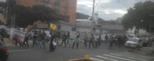 Protesto em Osório.