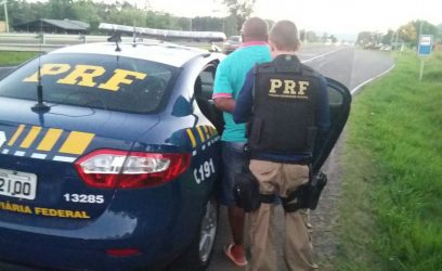 PRF prende homem condenado por tráfico de drogas na BR-101