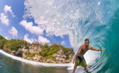 Trip Indonésia – a onda dos sonhos sempre! Surfista de Torres, Luy Arman, surfou ondas tubulares