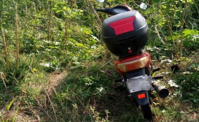 Osório: moto furtada na madrugada é localizada em matagal