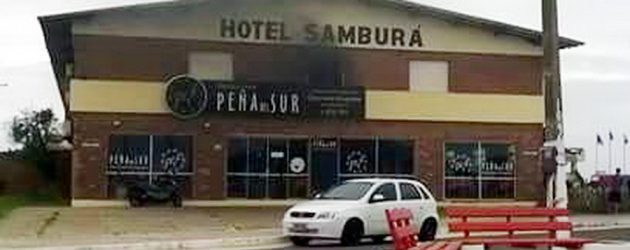 Fogo atinge Hotel Samburá em Imbé