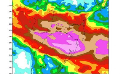 MetSul emite alerta de chuva excessiva nos próximos dias no estado
