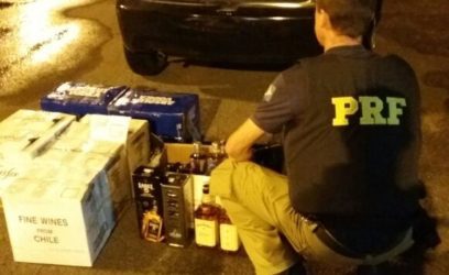 PRF intercepta importação irregular de bebidas em Osório