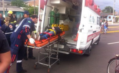 Colisão deixa motociclista ferida em Osório