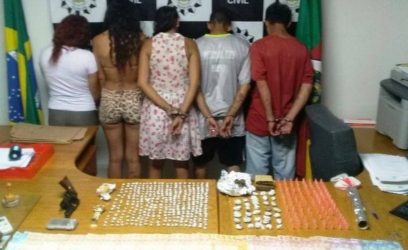 Polícia Civil prende cinco pessoas por tráfico de drogas em Cidreira