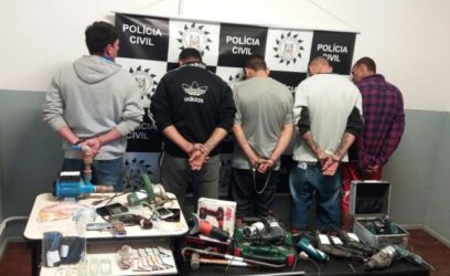 Suspeitos de roubos e tráfico de drogas são presos em Osório e Mostardas