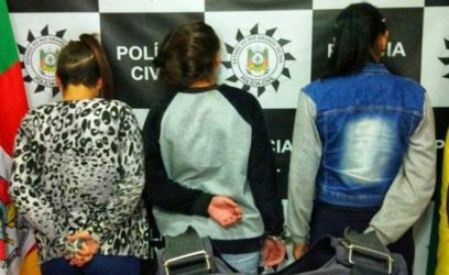 Três mulheres são presas por tráfico de drogas em Mostardas