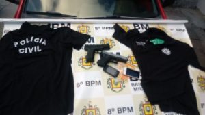 BM prende falsos policiais que tentavam dar golpes em Cidreira