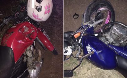 Colisão entre duas motos deixa mulher em estado grave em Osório