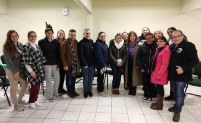 Candidatos visitam acadêmicos e professores na Unidade da UERGS em Osório