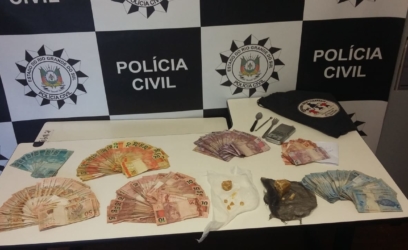 Osório: Polícia Civil apreende adolescente por tráfico e localiza com ele R$ 6 mil