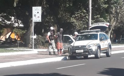 BM prende homem com bicicleta furtada em praça de Osório